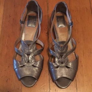 Gold Clark’s Nike Air Sandals